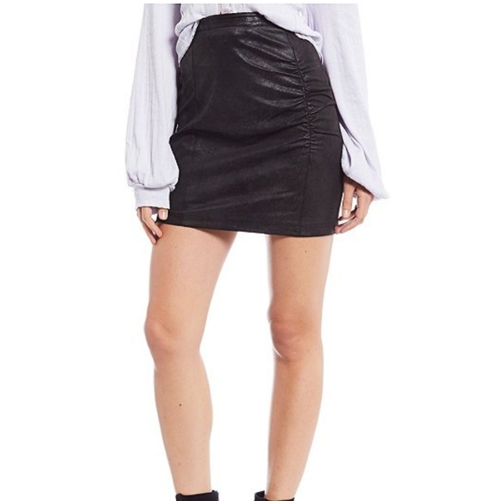 NWT Free People Rumi Rushed Mini Skirt
